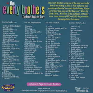 everly brothers,the - the everly brothers story (Back)