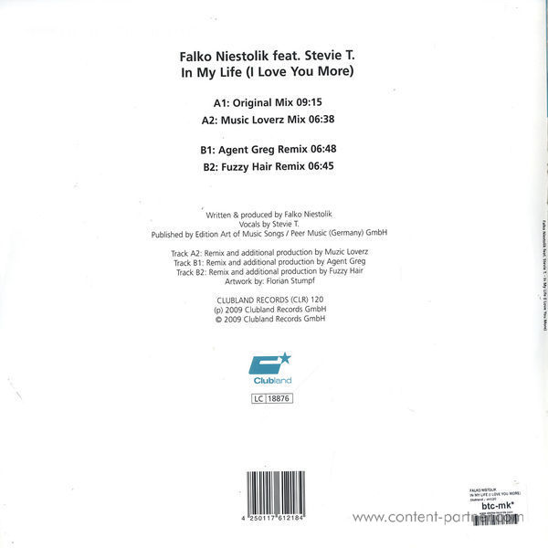 falko niestolik - in my life (i love you more) (Back)