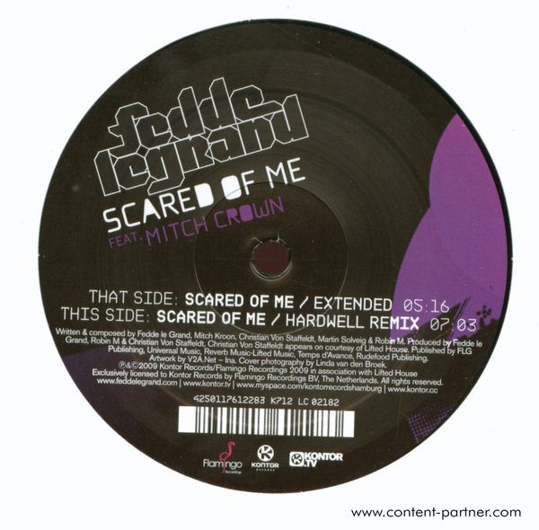 fedde le grand feat. mitch crown - scared of me (incl.hardwell remix)