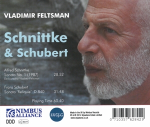 feltsman,vladimir - sonate 1/sonate d 840 (Back)