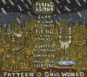 flying lotus - pattern+grid world (Back)