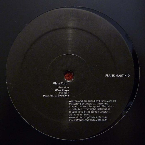 frank martiniq - blast corps ep (Back)