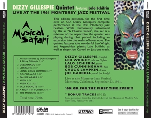 gillespie,dizzy quintet - a musical safari (Back)