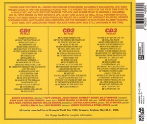 goodman,benny & his orchestra - complete benny in brussels (Back)