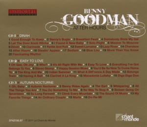 goodman,benny - after hours (Back)