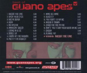 guano apes - planet of the apes-best of-sta (Back)