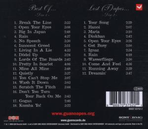 guano apes - the best and the lost (t)apes (Back)