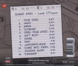 guano apes - the lost (t)apes (Back)