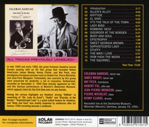 hawkins,coleman/moody/peck/fol/+ - lost 1950 munich concert (Back)