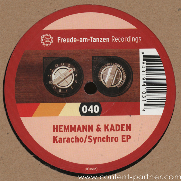 hemmann & kaden - karacho / synchro ep