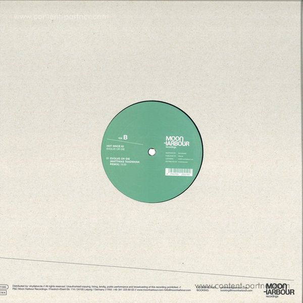 hot since 82 - evolve or die (Back)