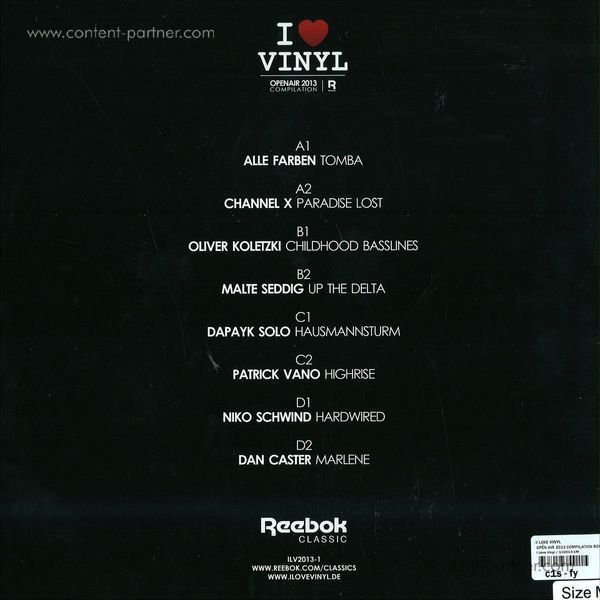 i love vinyl - open air 2013 box (incl. size s shirt) (Back)