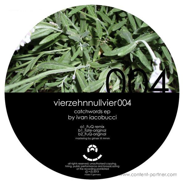 ivan iacobucci - catchwords ep (Back)