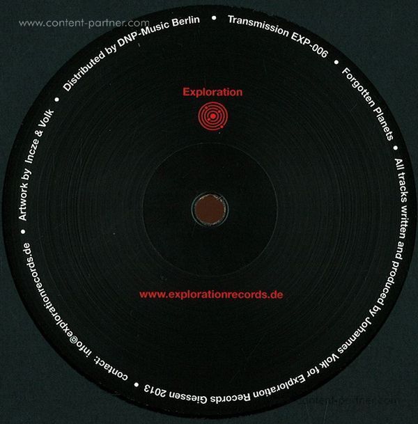 johannes volk - forgotten planets (Back)