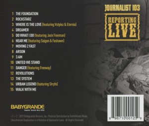 journalist 103 (the left) - reporting live (Back)