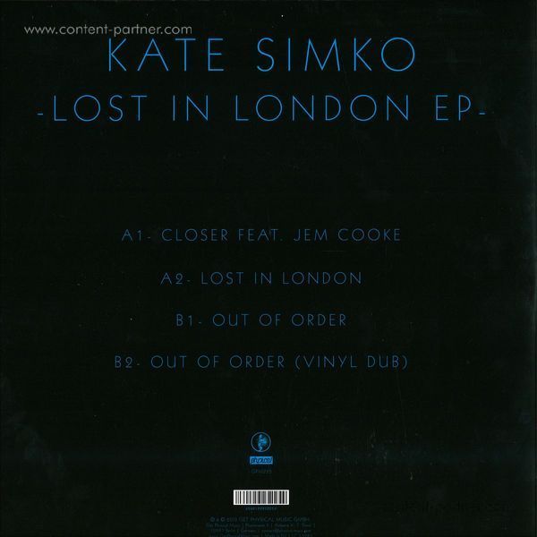 kate simko - lost in london ep (Back)