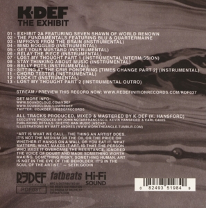 k-def - the exhibit (Back)