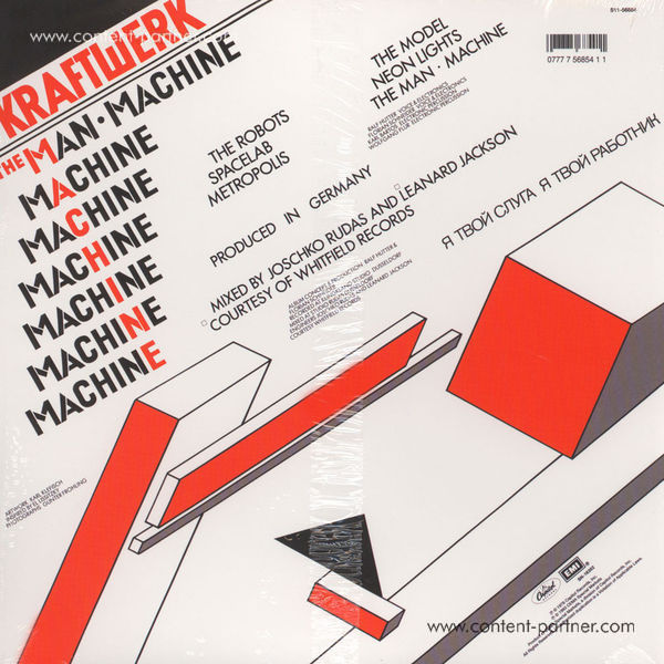 kraftwerk - man machine (back in) (Back)