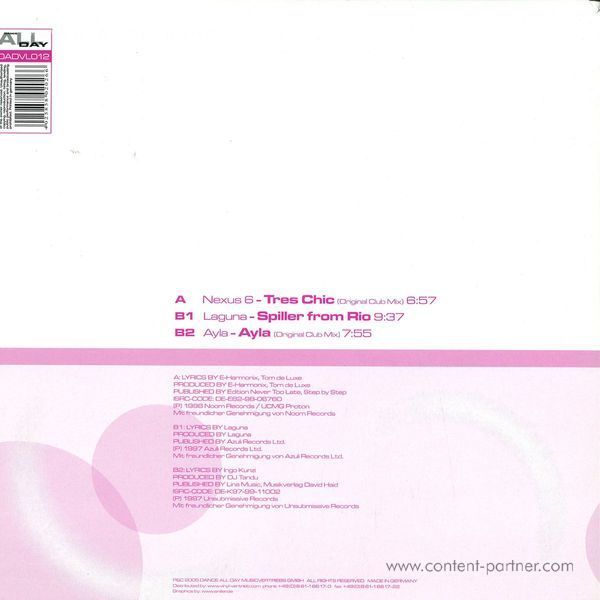 laguna - spiller from rio (vinyl loops 12) (Back)