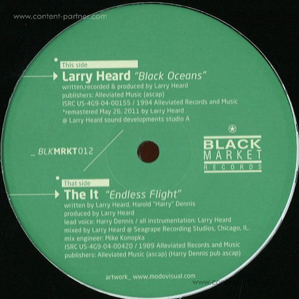 larry heard - black oceans / endless flight (Repress)