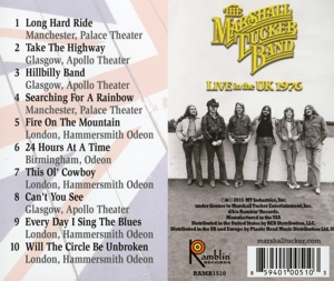 marshall tucker band,the - live in the uk 1976 (Back)