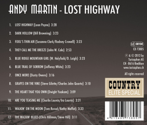 martin,andy - lost highway (Back)