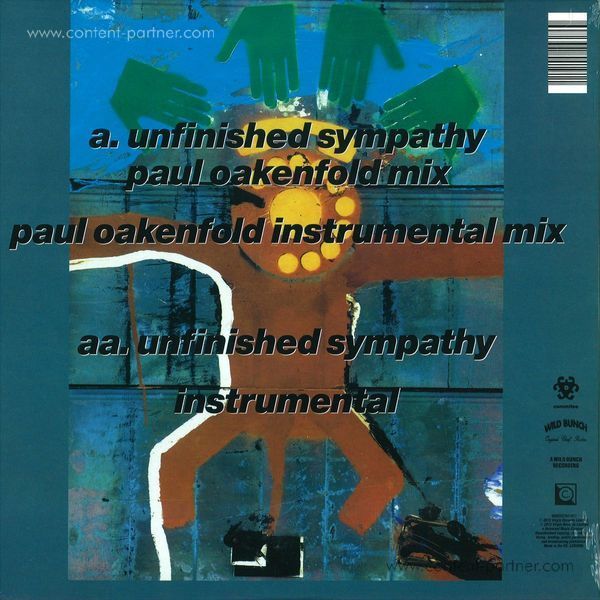massive attack - unfinished sympathy, Paul Oakenfold rmx (Back)