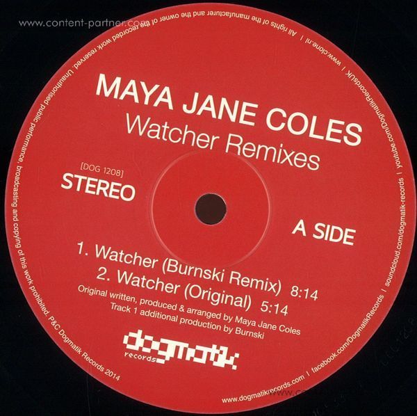 maya jane coles - watcher (remixes) BACK IN