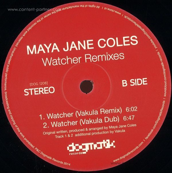 maya jane coles - watcher (remixes) BACK IN (Back)