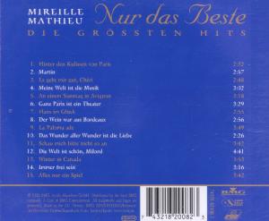 mireille mathieu - nur das beste-die grossen hits (Back)
