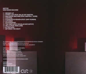 motor - man made machine (Back)