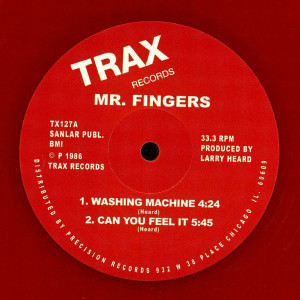 mr fingers - washing machine/can u feel (Red 2020 Repress) (Back)