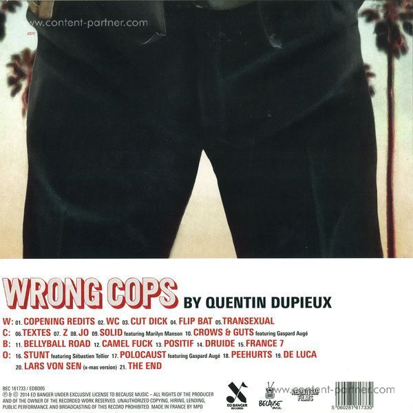 mr. oizo - wrong cops (Back)