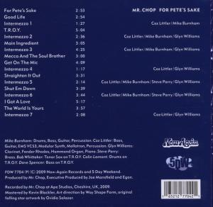 mr.chop - for pete's sake (pete rock tribute) (Back)