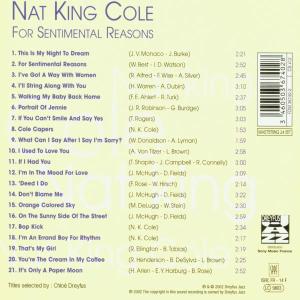 nat king cole - for sentimental reas (Back)