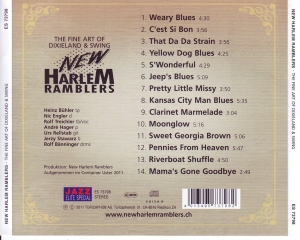 new harlem ramblers - the fine art of dixieland & swing (Back)