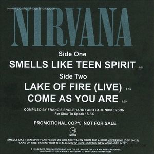 nirvana - smells like teen spirit