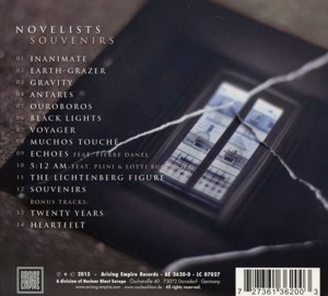 novelists - souvenirs (Back)