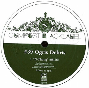 ogris debris - compost black label 39 (USED/OPEN COPY)