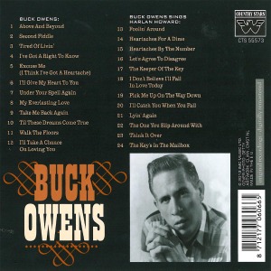 owens,buck - original albums: buck owens/sings (Back)
