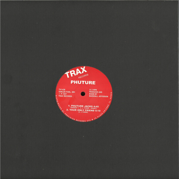 phuture - acid tracks (2020 Red Repress) (Back)