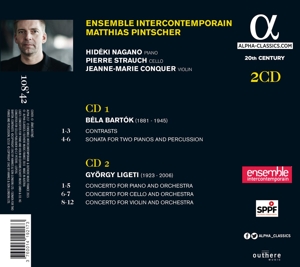 pintscher,m./ensemble intercontemporain - contrasts/sonate/konzerte (Back)