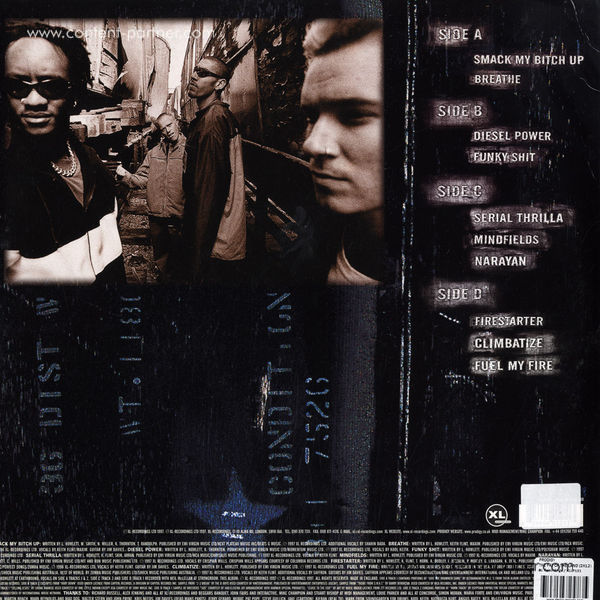 prodigy - the fat of the land (Back)
