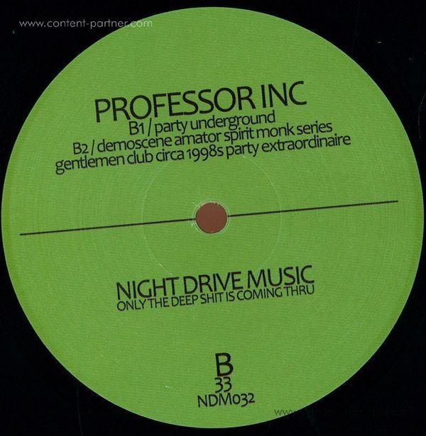 professor inc - analog & automatic information disciples (Back)