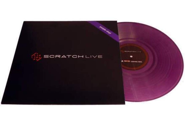 rane serato scratch live - ersatz-vinyl lila