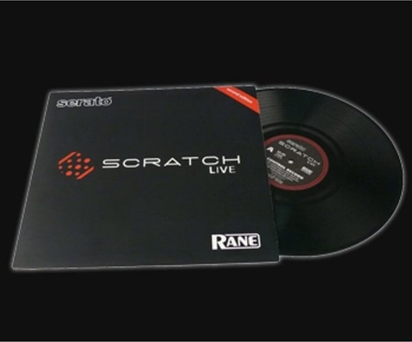 rane serato scratch live - ersatz-vinyl schwarz