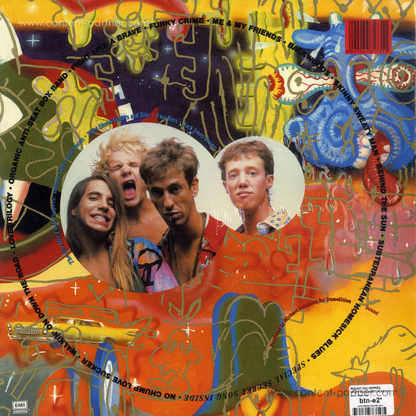 red hot chili peppers - uplift mofo party plan (Back)