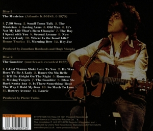 rose,tim - the musician/the gambler (2cd) (Back)