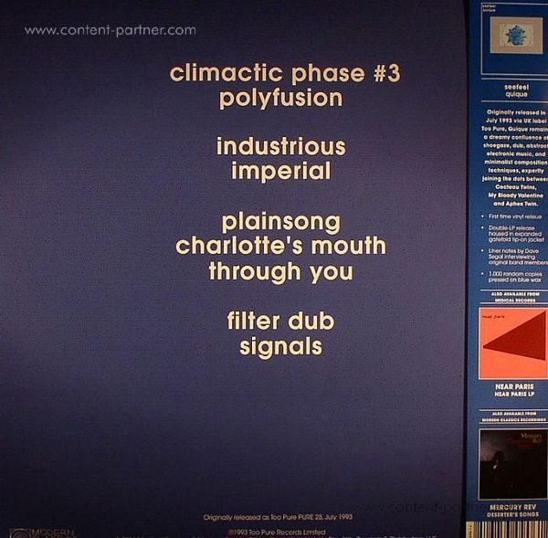 seefeel - quique (Back)