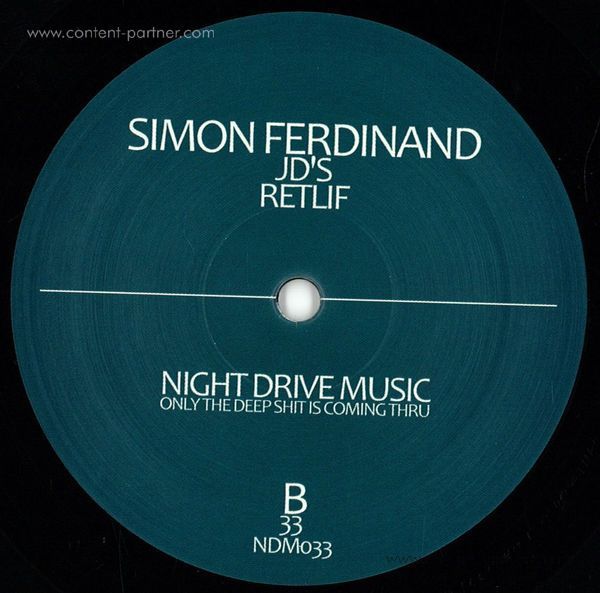 simon ferdinand - just one ep (Back)